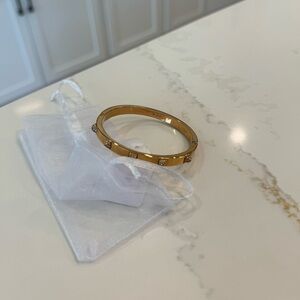 SWAROVSKI Tactic bangle rose gold-tone finish